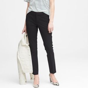 Banana Republic Stretch Black Wool Blend Pants